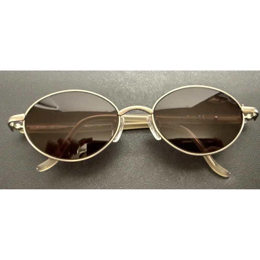 Vtg Sunglasses Silhouette M 6380 /00 V 6050 1980s 48-17 130 Matte Gray Flaws